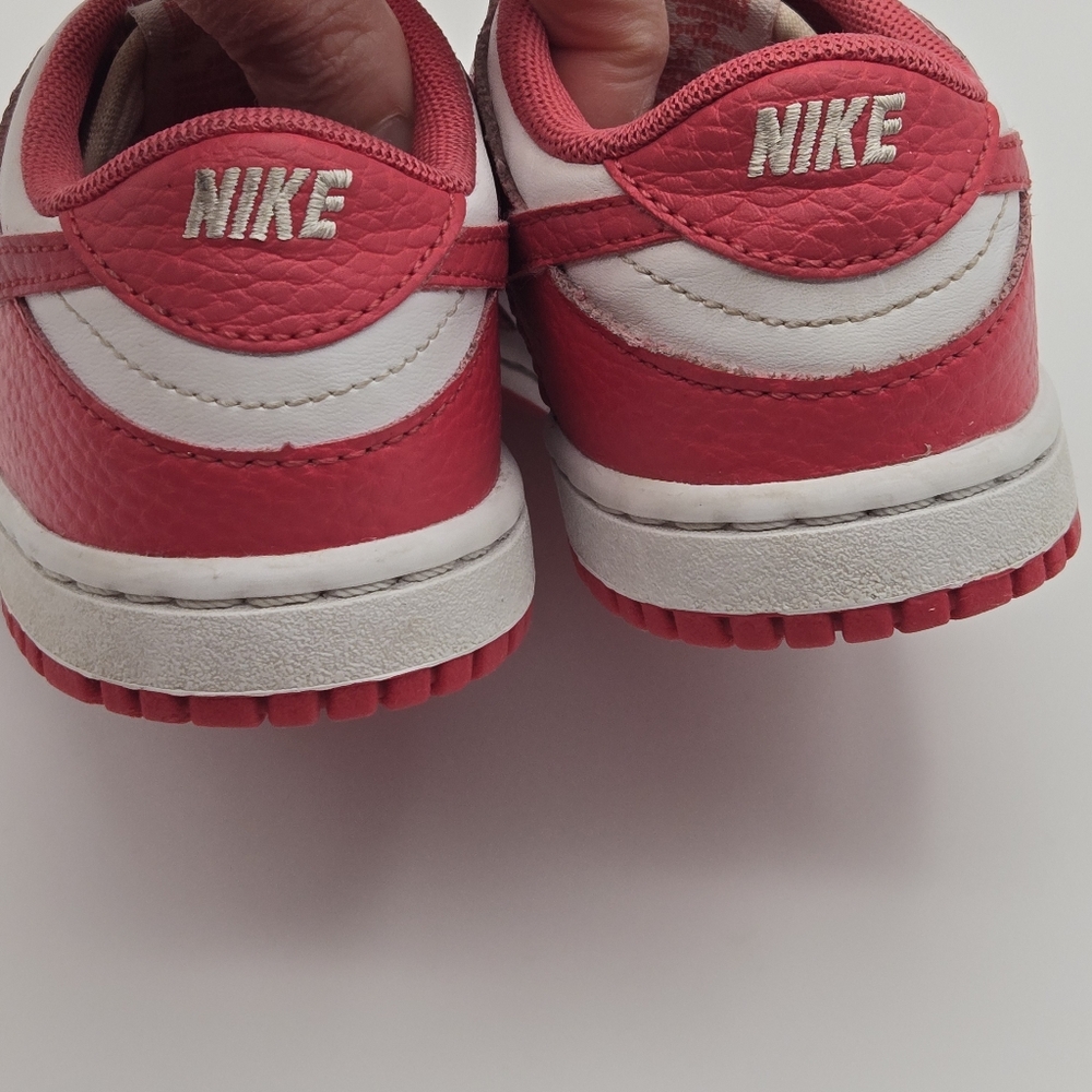 Nike Dunk Low Archaeo Reddish Pink White Unisex Toddler Size 10C DC9562-111 - Picture 10 of 14